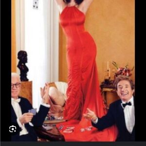 Elegant Red Maxi Dress